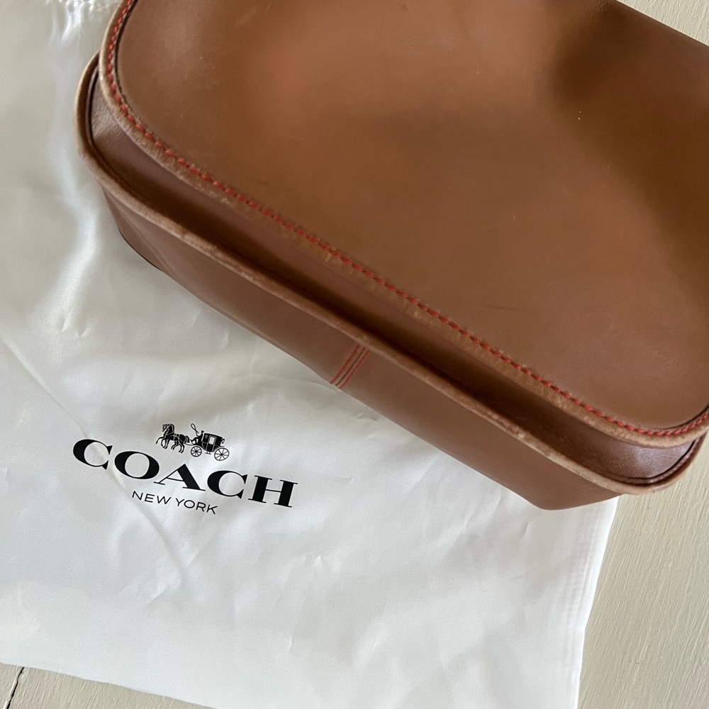 Coach Tan Leather Crossbody Bag - Picture 11 of 11